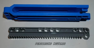 Lego® Technic Zahnstange mit Gehäuse blau Kranausleger #18940 #18942 NEUWARE - Bild 1 von 1