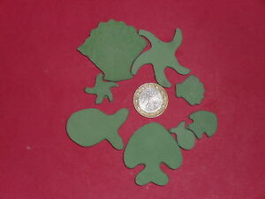 170 grammes de mosaïque plâtre vert (forme de la mer)