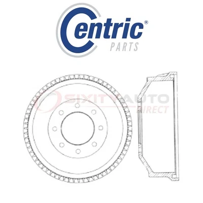 Centric C-TEK Brake Drum for 1976-1989 Chevrolet P20 4.8L 5.7L 6.2L 7.4L L6 fm - Изображение 1 из 4