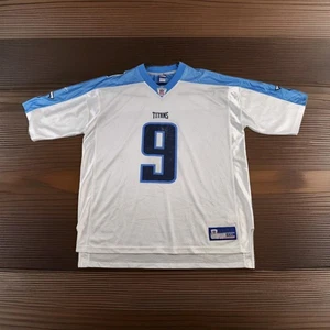 VINTAGE Steve McNair Jersey Mens 2XL Tennessee Titans Reebok On Field Adult A58 - Picture 1 of 24