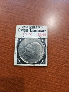 1972 D Eisenhower Dollar BU Uncirculated Mint State Clad IKE $1 US Coin - Picture 1 of 4