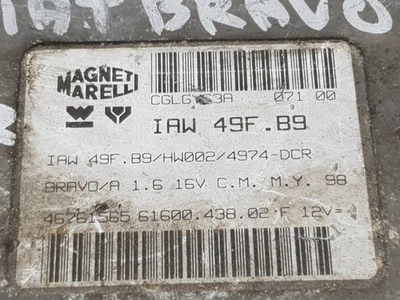 Centralina motore Fiat Bravo I 182 6160043802 NMZ6747 IAW49FB9 46761565 11316583 - Immagine 1 di 3