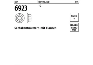 Reyher Sechskantmutter DIN 6923 m.Flansch M 16 10 - Bild 1 von 1