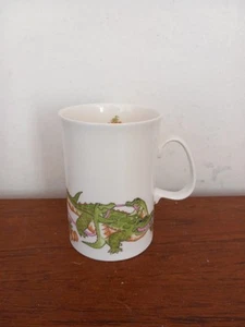 DUNOON "Beasties" Fine Bone China Becher entworfen von Cherry Denman (Krokodile) - Bild 1 von 9