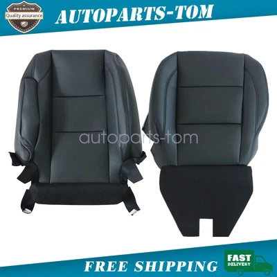 For 2004 to 2010 Infiniti QX56 Front Left Driver Bottom & Top Seat Cover Black - Изображение 1 из 4