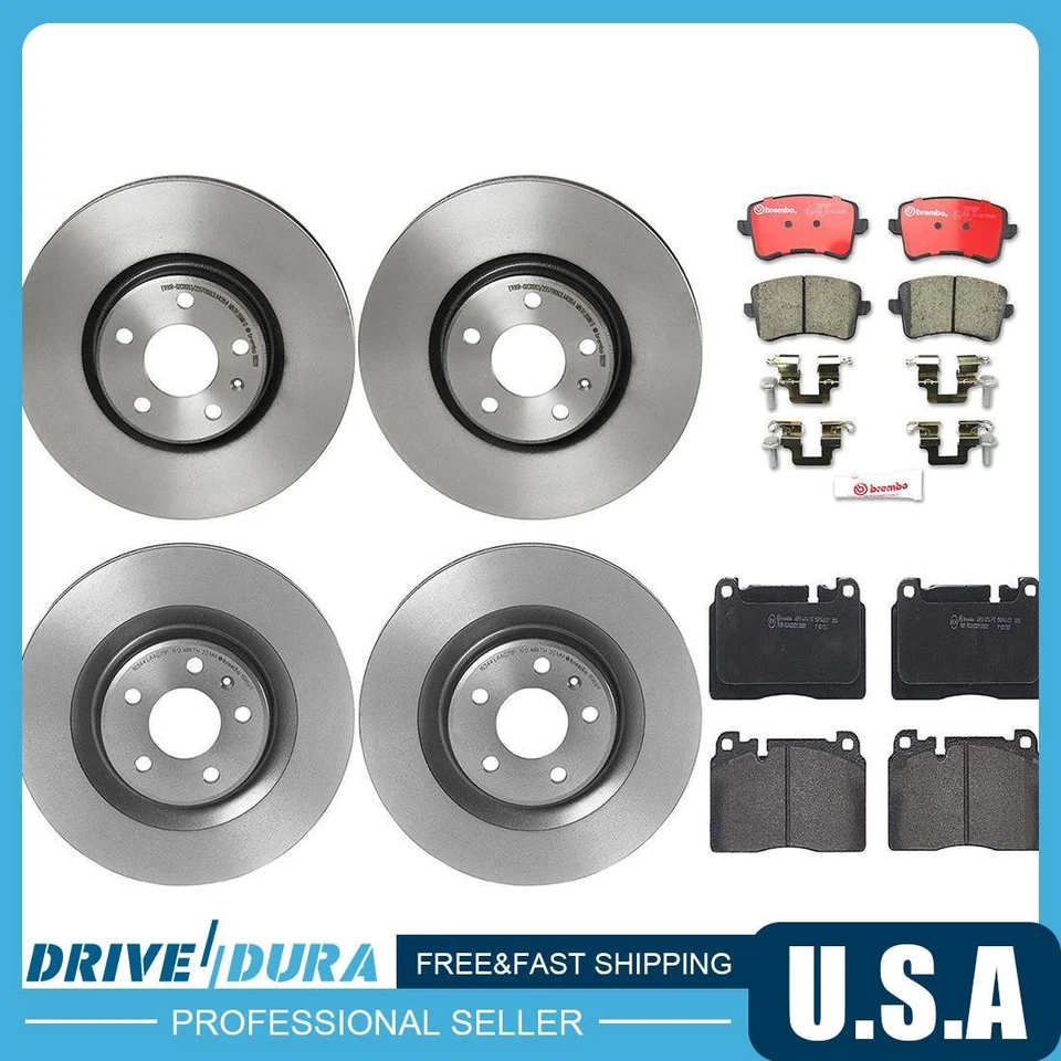 Керамические тормозные колодки передние и задние дисковые тормозные диски подходят для Audi Q5 2017 года - Изображение 1 из 4