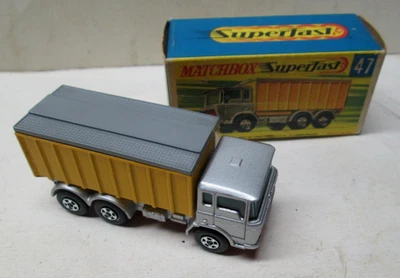 Matchbox Superfast #47DAF Tipper Container Truck New in Box Nice No Reserve - Image 1 of 4