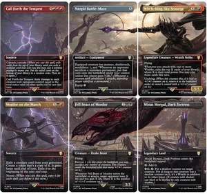 🧙Flight Of The Witch King 6 Card Set Unopened Foils LTR Tales Of Middle Earth - Picture 1 of 9