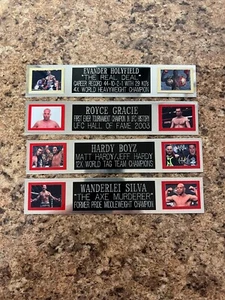 HARDY BOYZ (WRESTLING) ENGRAVED NAMEPLATE FOR PHOTO/POSTER/TRUNKS - Picture 1 of 1