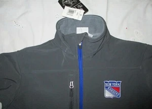 NWT NHL Official Licensed New York Rangers Gray Track jacket Sewn Patch unisex S - Picture 1 of 12