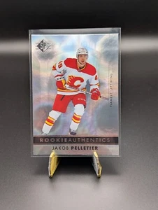 2023-24 Upper Deck SP Jakob Pelletier #134 Rookie Authentics Patterned Foilboard - Picture 1 of 2