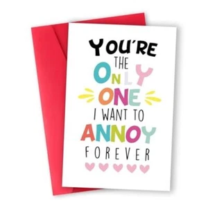 Valentine's Day Gifts for Him, Funny Valentines Day Card for Her, MM-125 - Picture 1 of 7