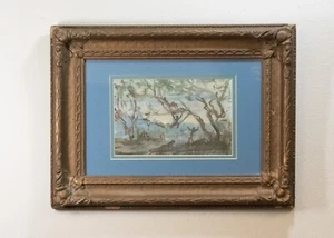 Olio su giornale di Boris Vassiloff PARCO GIOCHI SURREALE (MBP28) - Foto 1 di 13