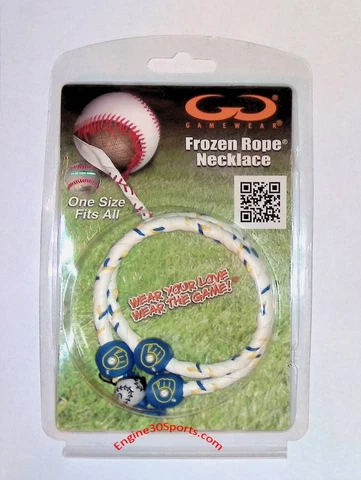 Milwaukee Brewers Frozen Rope Necklace - Classic Cover