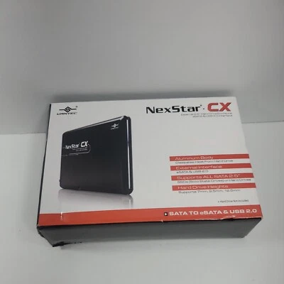 Vantec NexStar. CX External 2.5” Hard Drive Enclosure eSATA & USB 2.0 Interface - Image 1 of 4