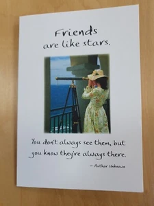 Blue Mountain Inspirational Card : Friends are Like Stars - Picture 1 of 7