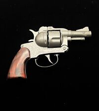 VINTAGE S. AGENT DIECAST PISTOL CAP GUN CRESCENT TOYS MADE IN ENGLAND TOY GUN R