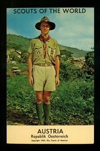Scouting postcard Boy Scouts of the World 1964 Austria Republik Oesterreich - Picture 1 of 2