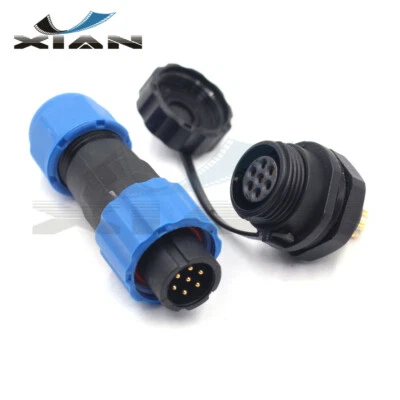 SD13 7Pin Circular Waterproof Connector,Aviation Cable Connector Plug Socket - Image 1 of 4