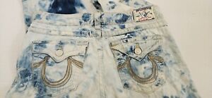 True Religion  Acid Washed High Rise Boot Cut  Jeans Size 31x31