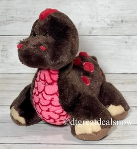 Ganz Webkinz HM338 Cocoa Dinosaur Plush Stuffed Animal Brown No Code - Picture 1 of 7