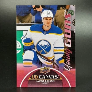 2021-22 Upper Deck Hockey #C101 Jacob Bryson Young Guns Canvas Rookie RC - Picture 1 of 2