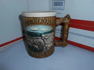 VTG NIAGARA FALLS NEW YORK PROSPECT POINT SOUVENIR CERAMIC BEER MUG JAPAN RARE - Picture 1 of 6
