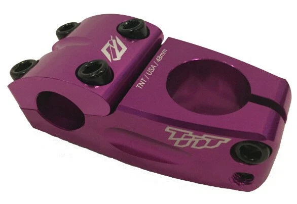 TNT BMX Stem,1-1/8 ALLOY RACE 60MM Oldschool GT BMX SE PURPLE TOP LOAD NEW - Image 1 of 1