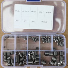 90 Pcs Helicoil Stainless Thread Repair Insert Kit M2 2.5 3 4 5 6 7 8 