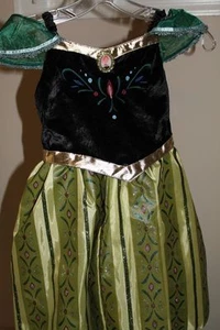New w/Tags Authentic DISNEY PARKS World Frozen ANNA Coronation Dress Size 10-12 - Picture 1 of 4