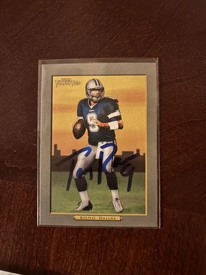 2005 Topps Turkey Red Football Tony Romo On Card Autograph - Image 1 of 2