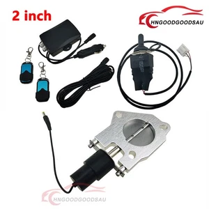 2 inch Electric Exhaust Valve Kit Control Motor with Manual and Remote Switch - Picture 1 of 15