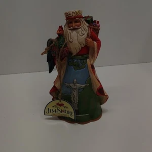 "Papá Noel brasileño Jim Shore Heartwood Creek Navidad alrededor del mundo Y4046767 7""" - Imagen 1 de 5