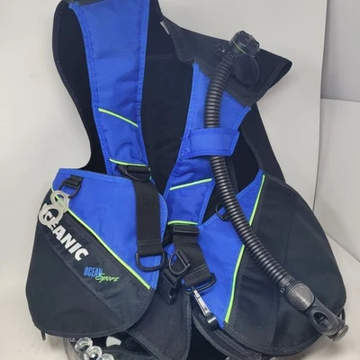 Chaleco de buceo Oceanic Ocean Sport BCD talla M/L mediano - grande usado 1x o nunca! COMO NUEVO Foto 1 de 4