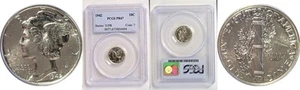 1942 10C Mercury Dime Proof - PCGS PR-67 - Picture 1 of 3