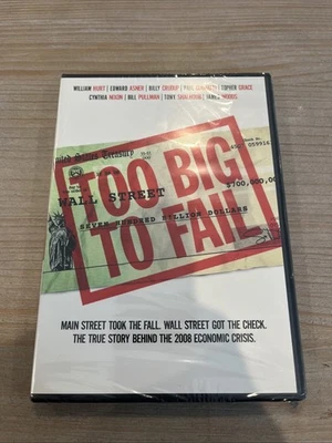 Too Big to Fail - DVD Paul Giamatti, Ed Asner, James Woods, William Hurt HBO New - Imagem 1 de 2