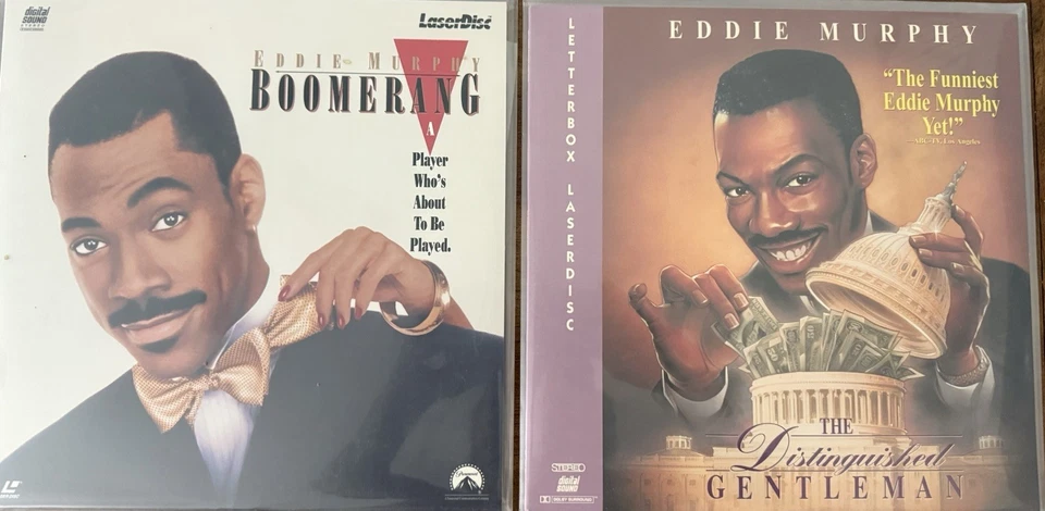 Eddie Murphy The Distinguished Gentleman  And Boomerang Laser Disc Movie Lot 2 — 第 1/1 张图片