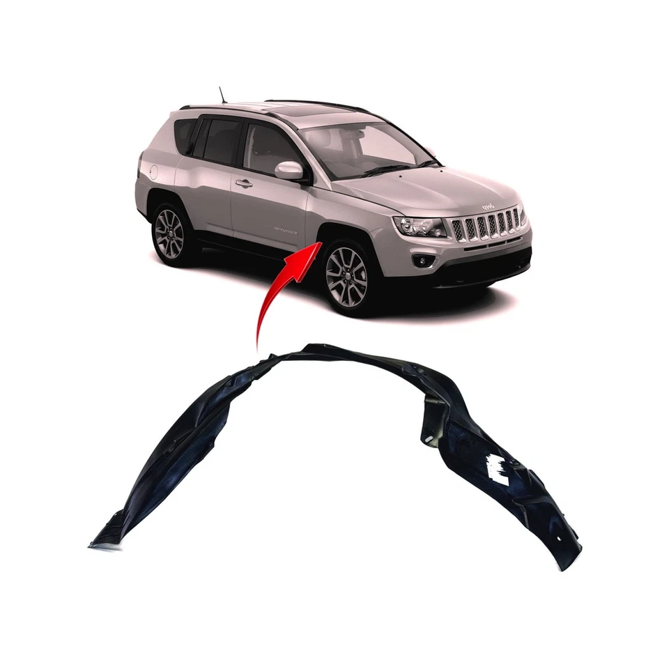 Guardabarros delantero derecho del lado del pasajero para Jeep Compass CH1249160 2011-2016 Foto 1 de 4