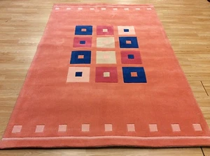 Modern Pink & Blue Design Rug Large 160x240cm 70%OFF - Picture 1 of 1