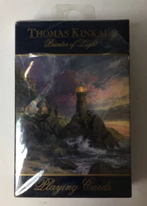 Thomas Kinkade Playing Cards Rock of Salvation Painter of Light 2003 New - Picture 1 of 2