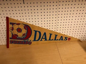Banderín de fútbol americano NASL Dallas Tornado vintage años 70 - Imagen 1 de 12
