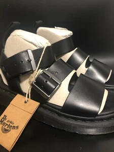 $130 Dr. Martens Gryphon Brando Gladiator Sandals in Black EU 37 Women's Size 6 - Picture 1 of 10