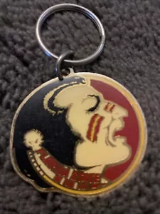 Florida State Seminoles Enameled Logo Metal Key Chain NCAA - Picture 1 of 4