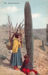 Antigua postal nativos de Arizona - Imagen 1 de 2