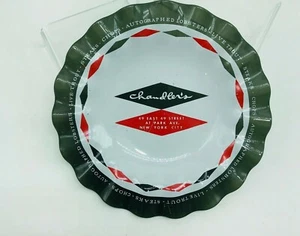 Vintage Ashtray Chandlers NYC Steakhouse Mid Century Retro Funky Closed - Picture 1 of 6