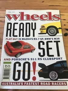 Wheels Car magazine JUNE 1995 Rx7 M3 R 911 GTV SPIDER XJ HSE 740il LS400 S420 - Picture 1 of 3