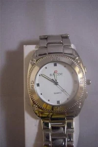 Reloj Pulsera Biancchi Cuarzo Suizo Hombre Acero Plata Esfera Blanca - Imagen 1 de 1