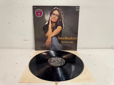Nana Mouskouri – “Que Je Sois Un Ange...” LP French Import Vinyl Record 1974 - Image 1 of 4