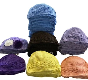 94 Säugling Kleinkind Kinder Strick Beanie Hüte SET GEMISCHT Größen/Farben Neu ohne Etikett - Bild 1 von 8