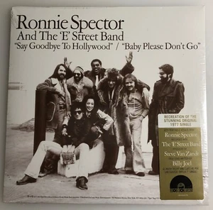 Ronnie Spector w/ E Street Band / Say Goodbye To Hollywood / 45 w PS Mint Sealed - Picture 1 of 5